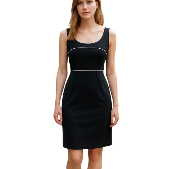 Cynthia Steffe Dresses & Skirts - Cynthia Steffe black knit Office Siren Career sleeveless  mini dress sz 4